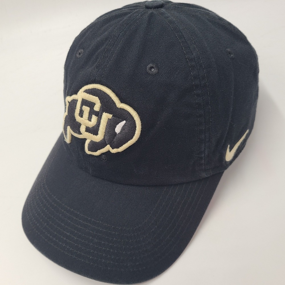 Colorado Buffaloes Hat Strapback Nike Black Gold NCAA Heritage86 Dri-Fit Men